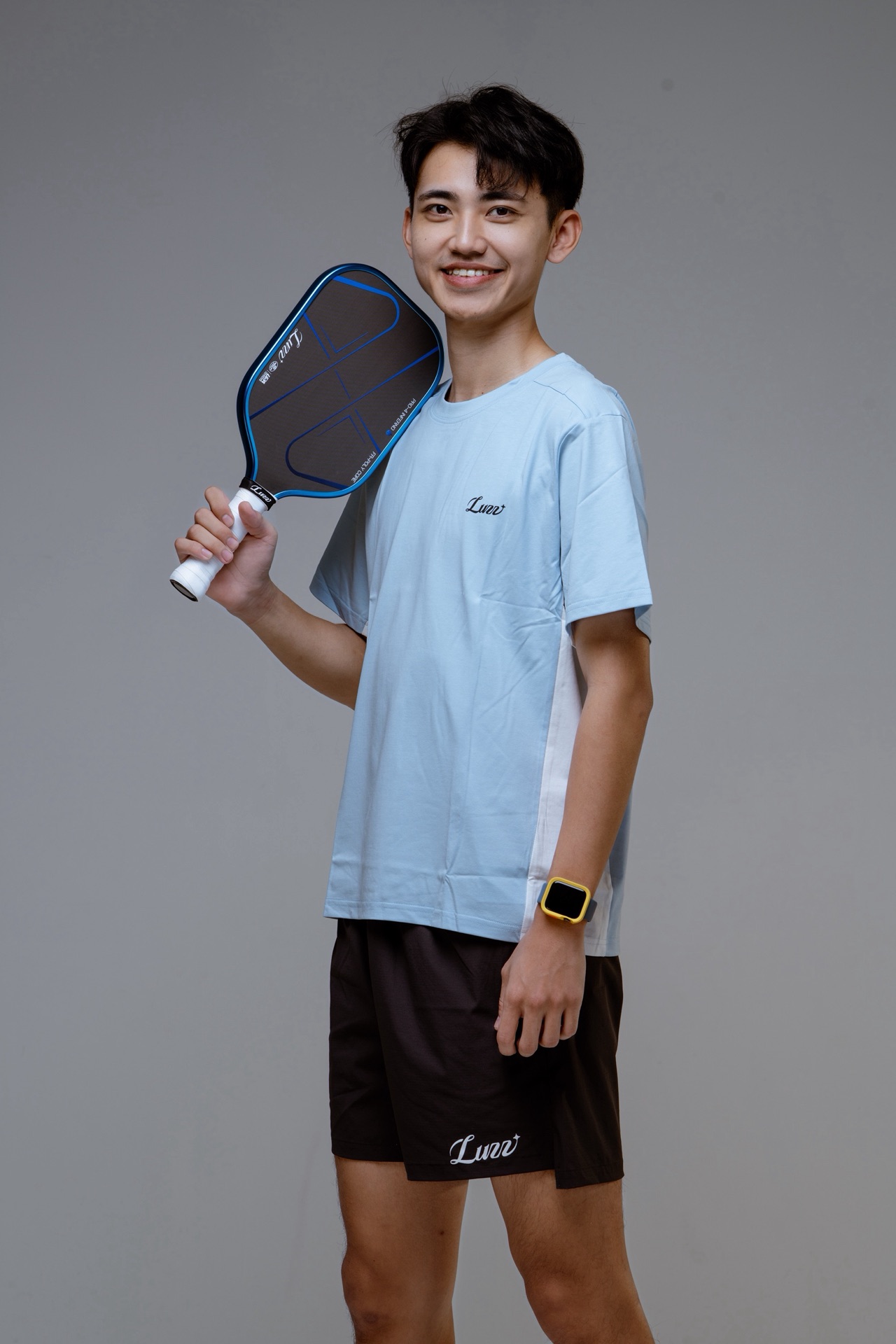 Taiwanese pickleball player Willy Chung in competition